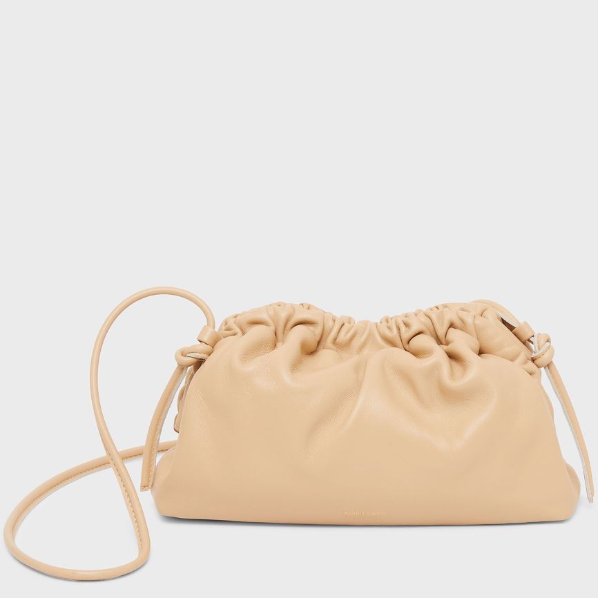 Women\'s Mansur Gavriel Mini Cloud Clutch Bags Light Brown | AU M659FM